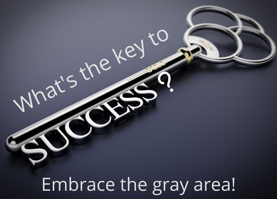 The Key to Success … Embrace the Gray Area!